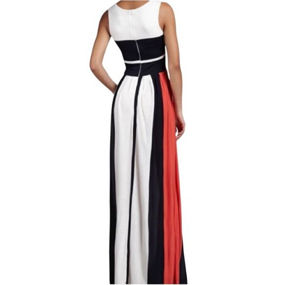 French Connection Maxi Dress – Sleeveless Colorblock Comfortable Chic - Picture 2 of 10